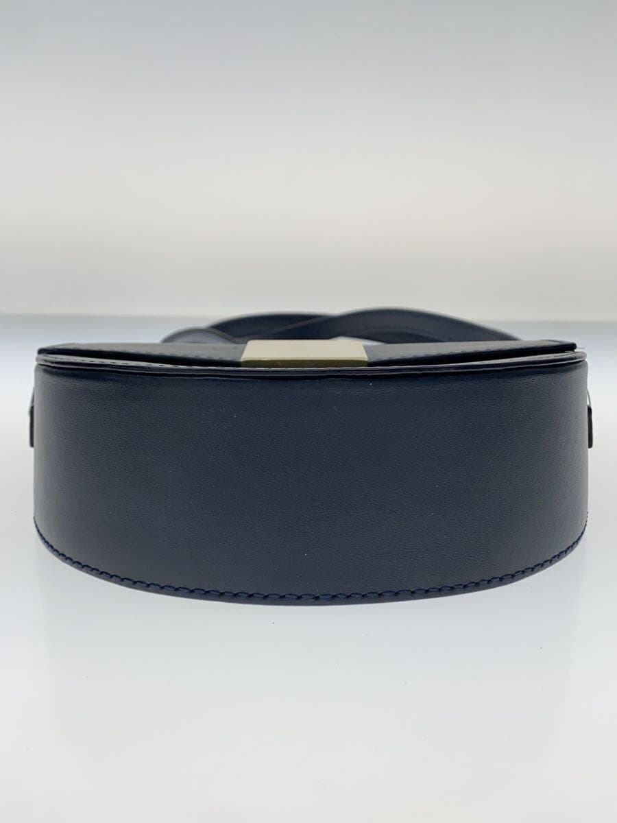 DEMELLIER Shoulder Bag Leather NVY 4