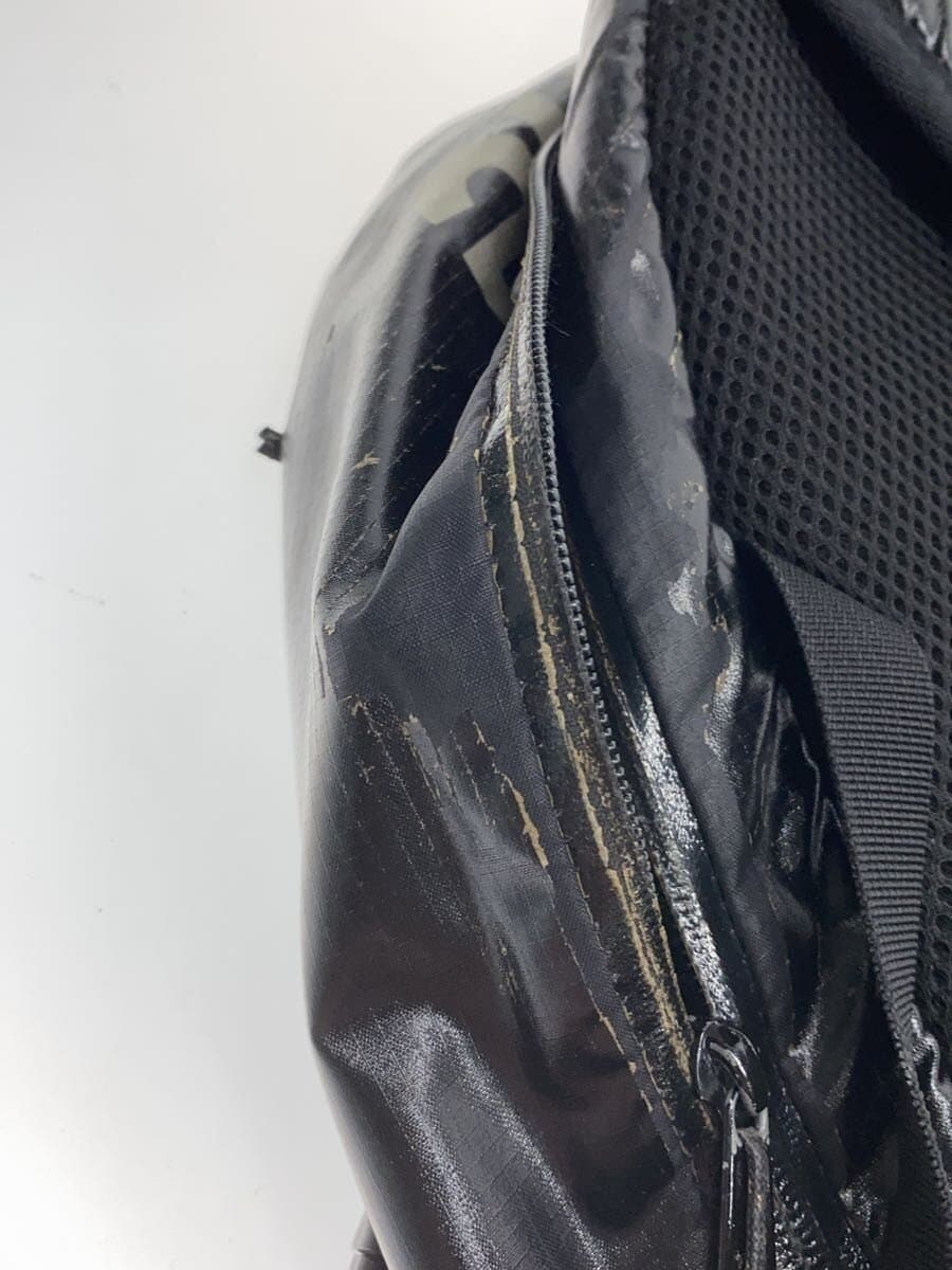 Supreme Backpack -- Black Multiple areas of peeling 8