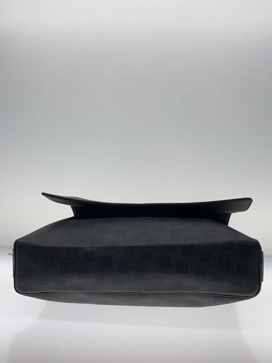 Dunhill Shoulder Bag Leather BRW All-over Print 4