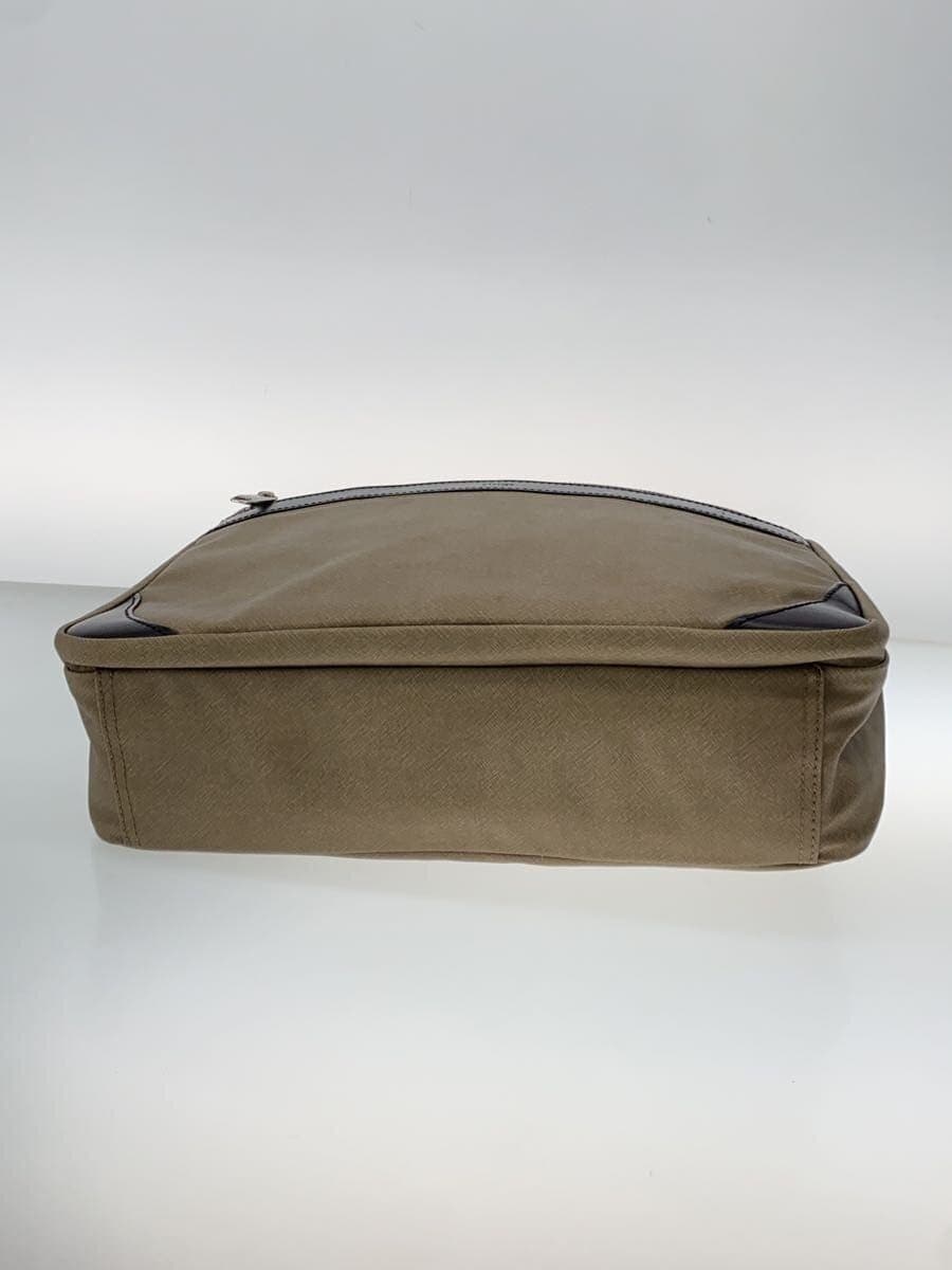 ultima TOKYO Shoulder Bag BEG Leather Scuff pc 4