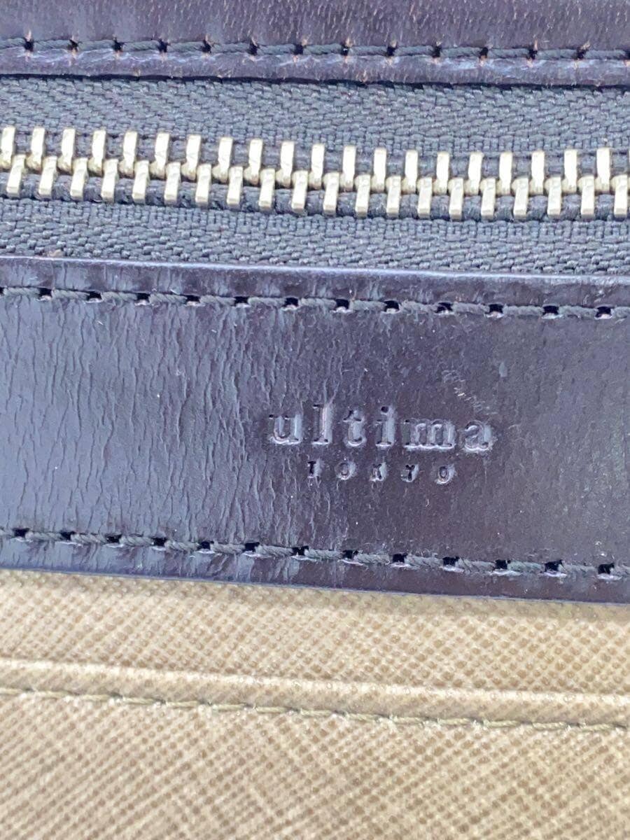ultima TOKYO Shoulder Bag BEG Leather Scuff pc 5