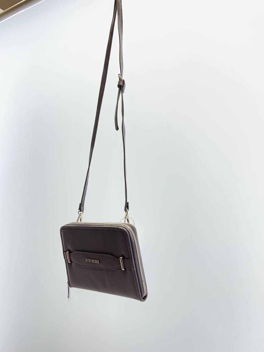 STEVE MADDEN Shoulder Bag Leather GRY Solid 2