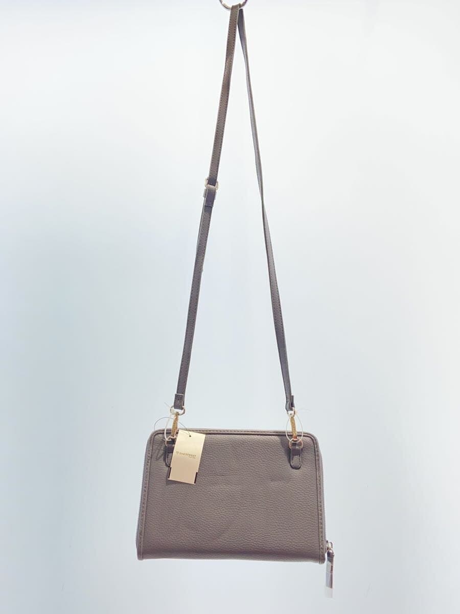 STEVE MADDEN Shoulder Bag Leather GRY Solid 3