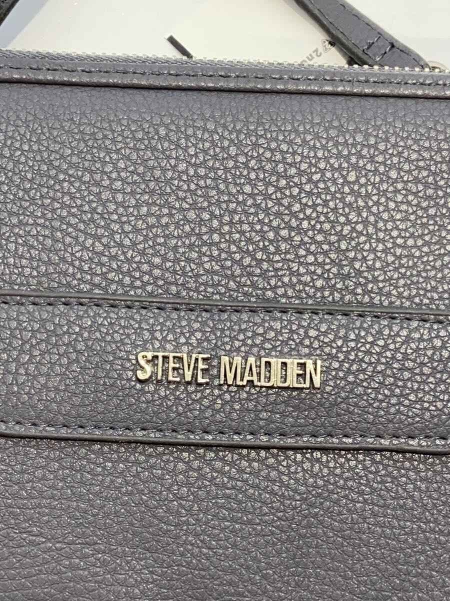 STEVE MADDEN Shoulder Bag Leather GRY Solid 5