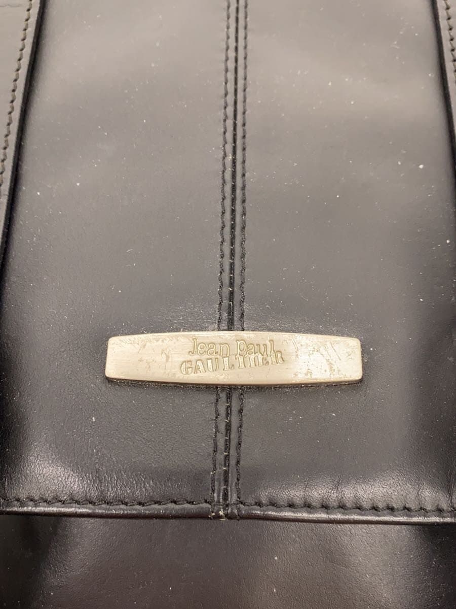 Jean Paul Gaultier Shoulder Bag Leather BLK 5