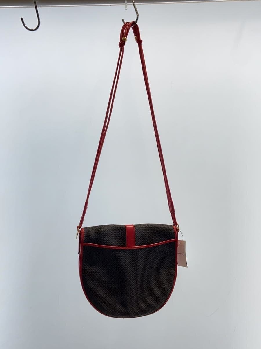YVES SAINT LAURENT shoulder bag canvas RED 3