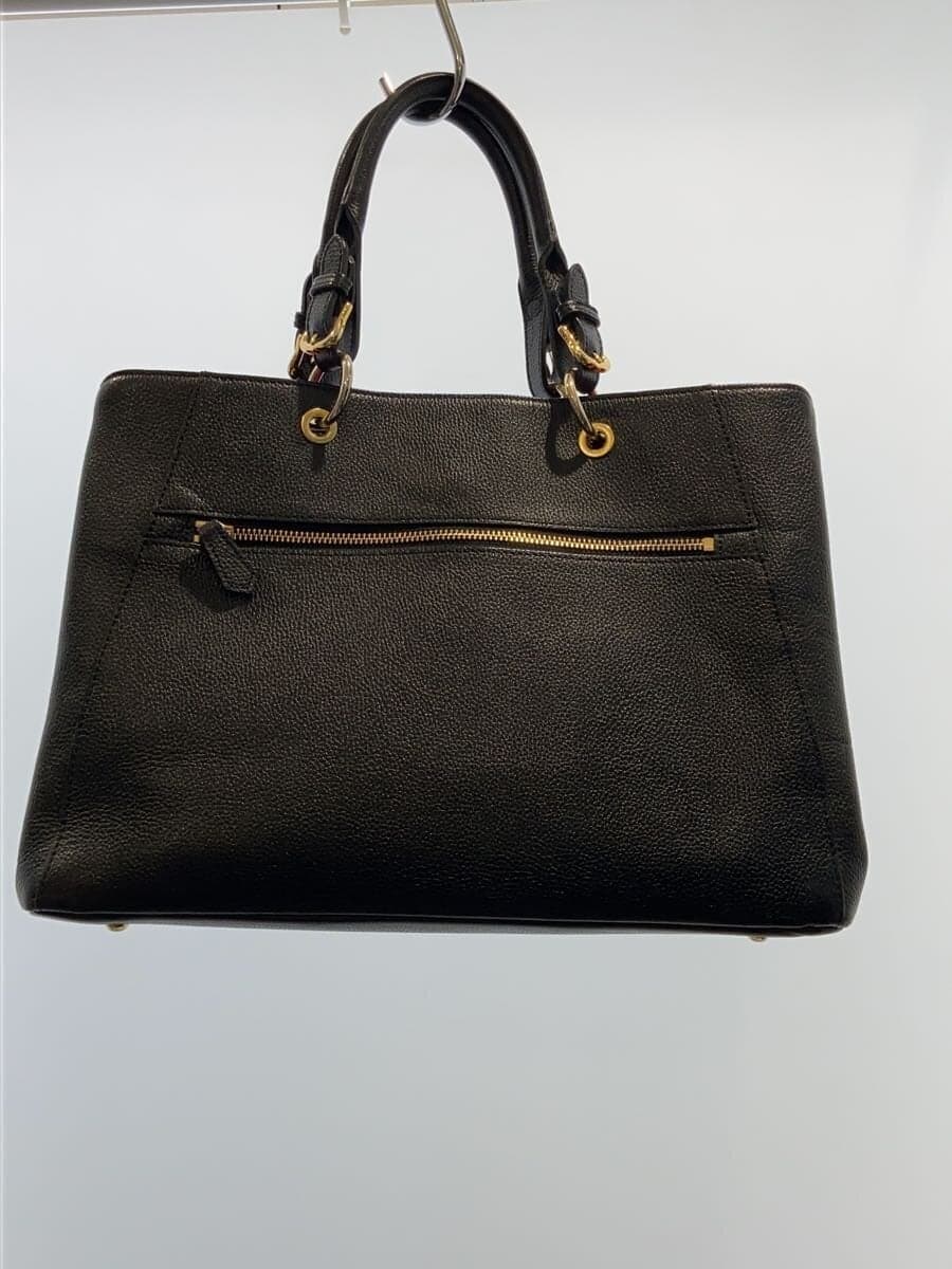 Samantha Thavasa Handbag Leather BLK Solid 3