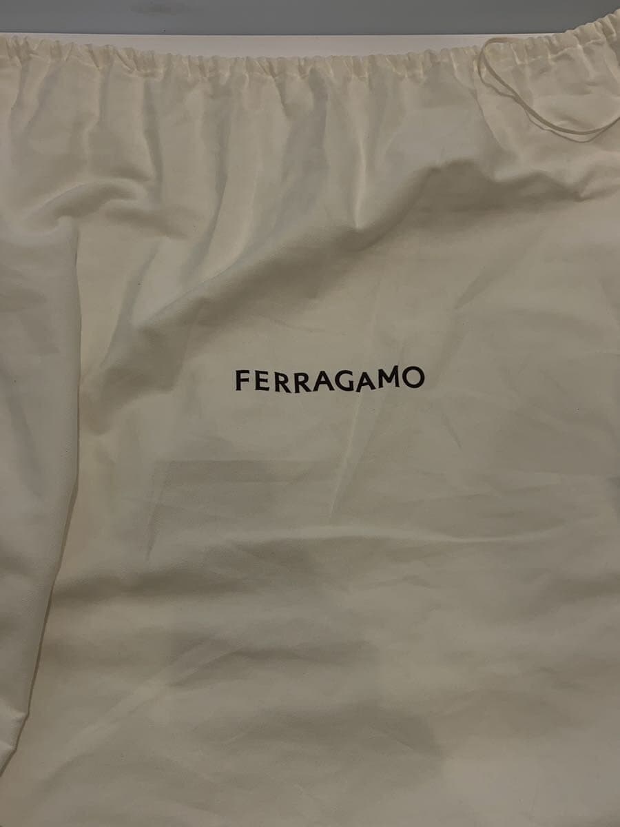 Salvatore Ferragamo handbag PVC BLK stripe 7