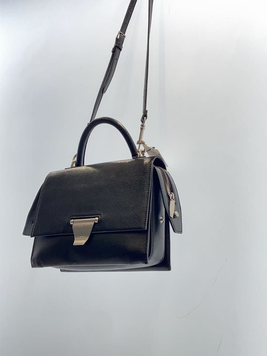 CHARLES&KEITH Shoulder Bag Leather BLK Solid 2