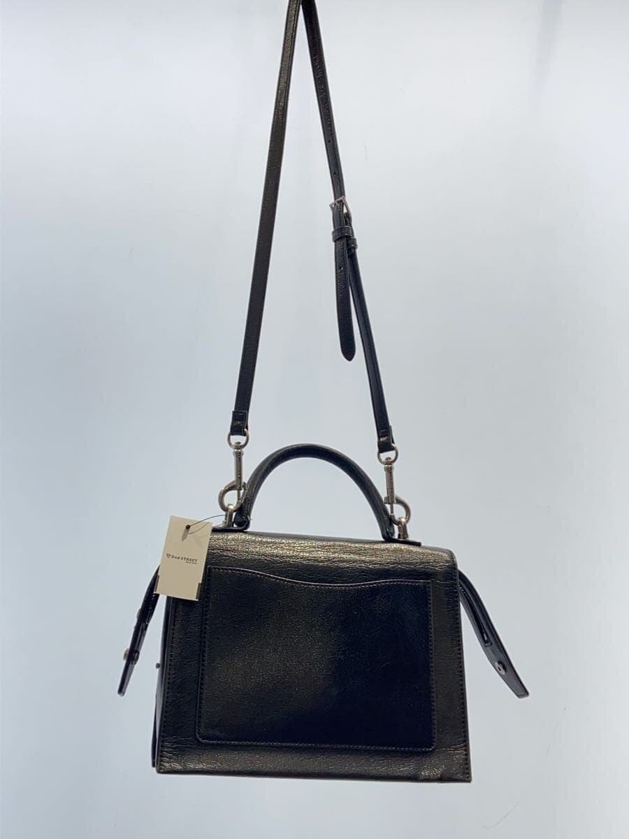 CHARLES&KEITH Shoulder Bag Leather BLK Solid 3