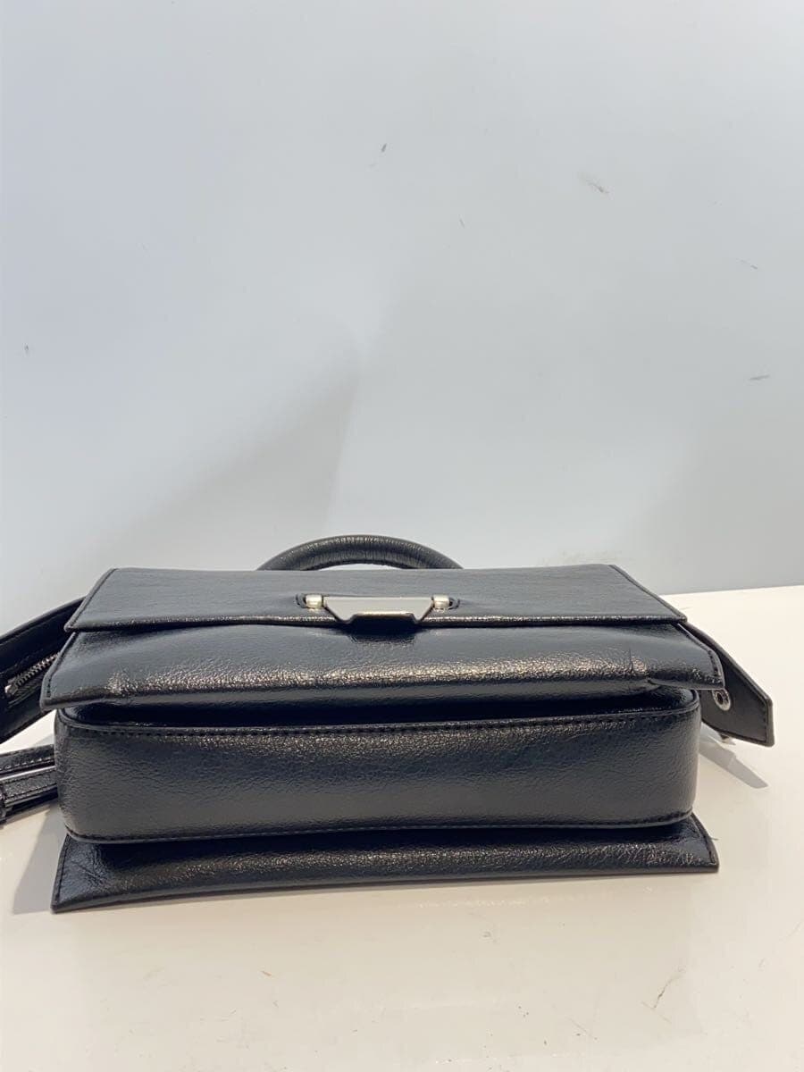 CHARLES&KEITH Shoulder Bag Leather BLK Solid 4