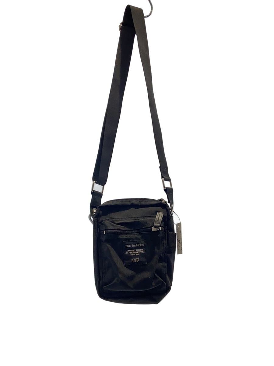 marimekko Shoulder Bag Nylon BLK cash&carry