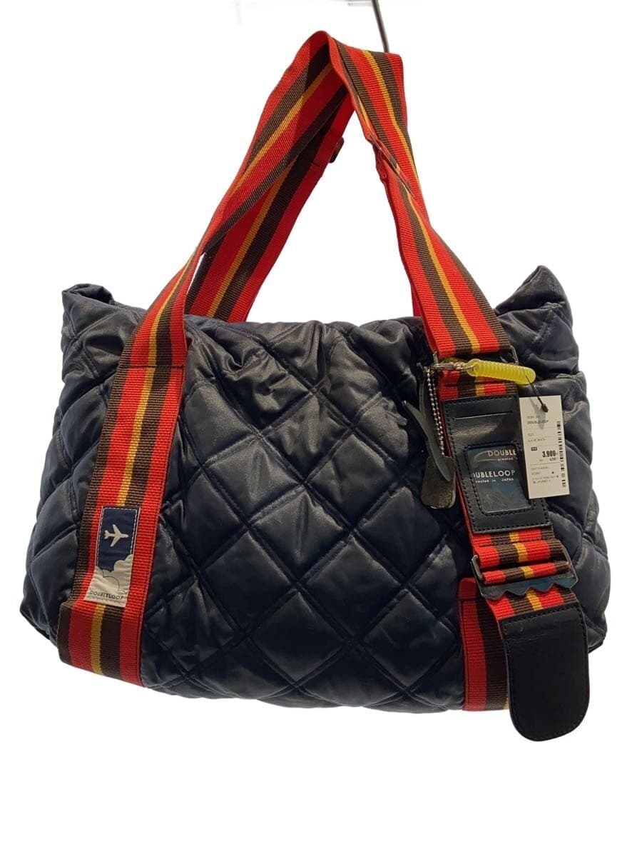 DOUBLELOOP Tote Bag Nylon NVY Solid