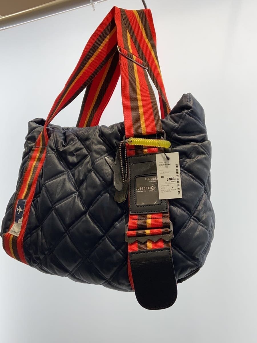 DOUBLELOOP Tote Bag Nylon NVY Solid 2