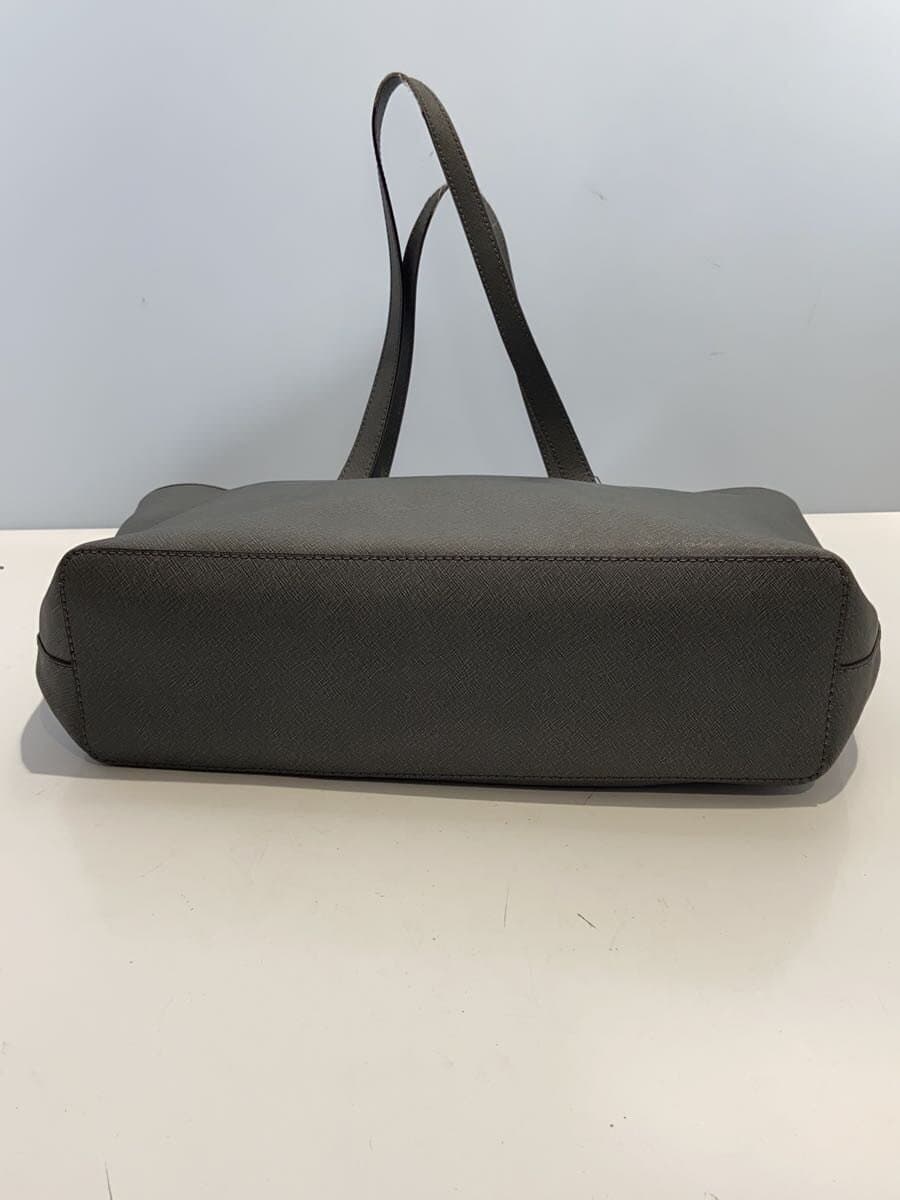 MICHAEL KORS Tote Bag Leather GRY Solid OD-1406 4