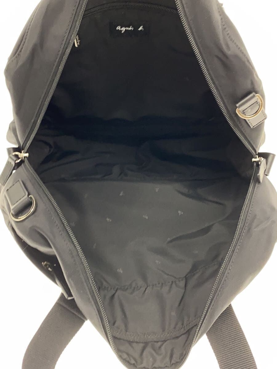 agnes b. Boston Bag -- BLK Solid Color RAT01-01 6