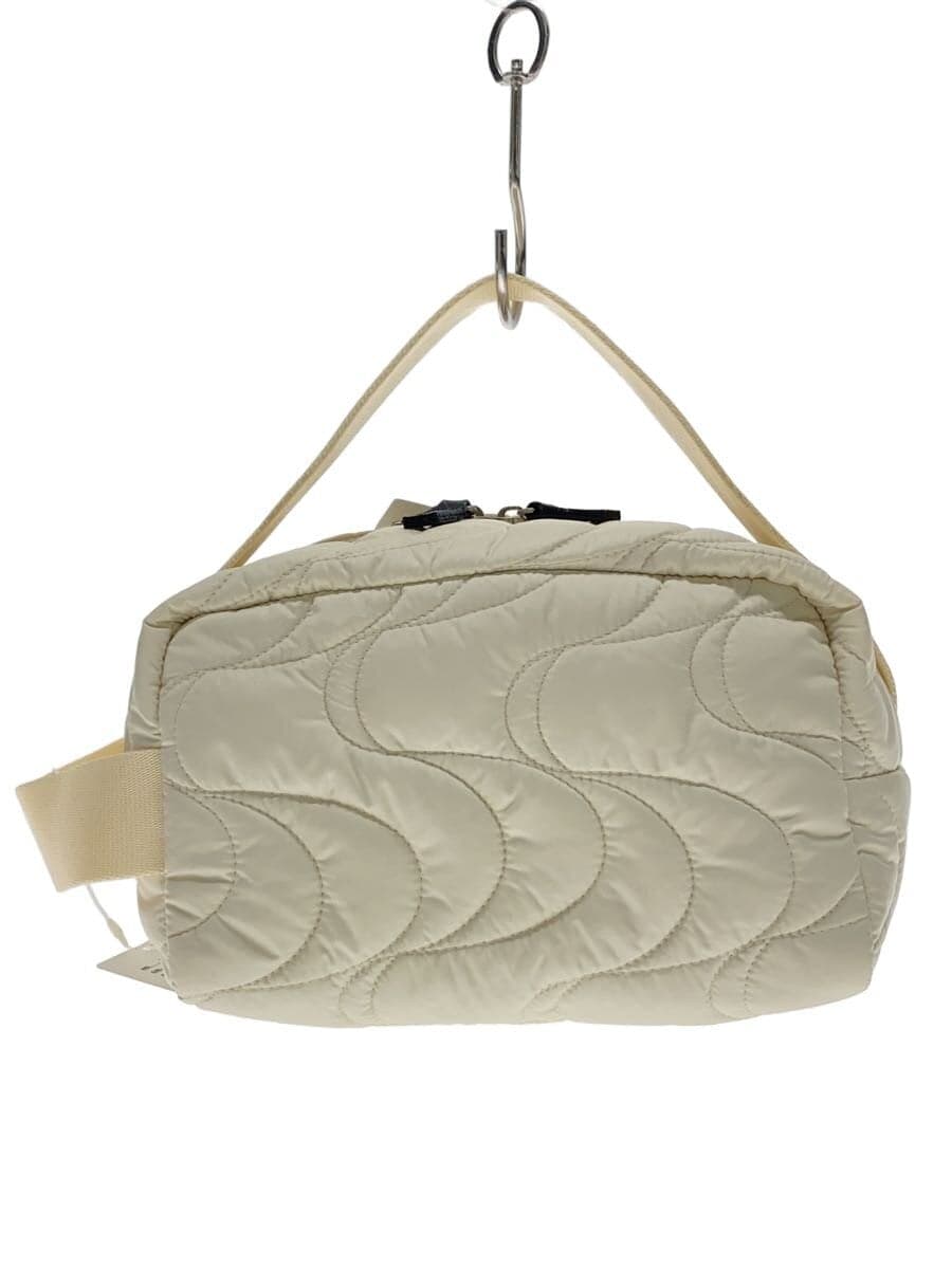 D-VEC Quilted Bag Polyester White Solid Color VH-3BA40229