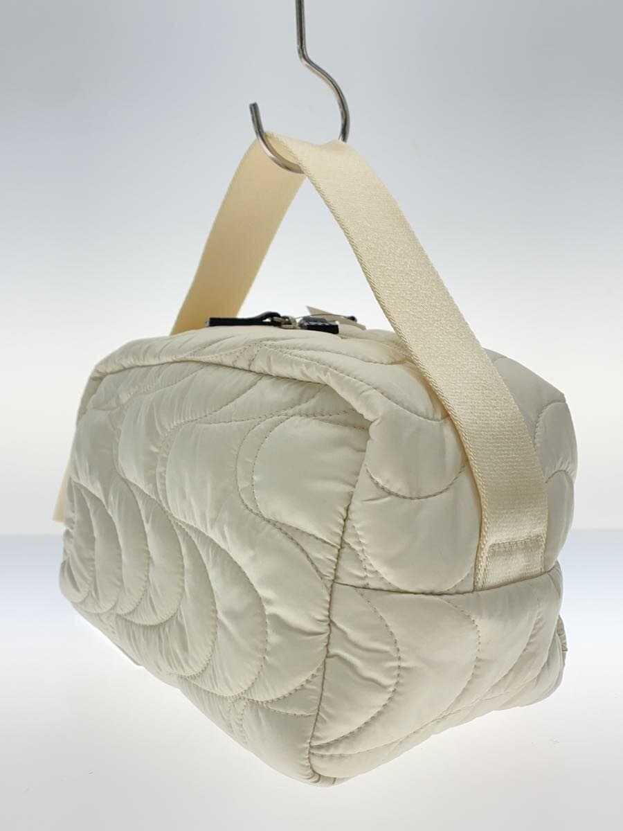D-VEC Quilted Bag Polyester White Solid Color VH-3BA40229 2