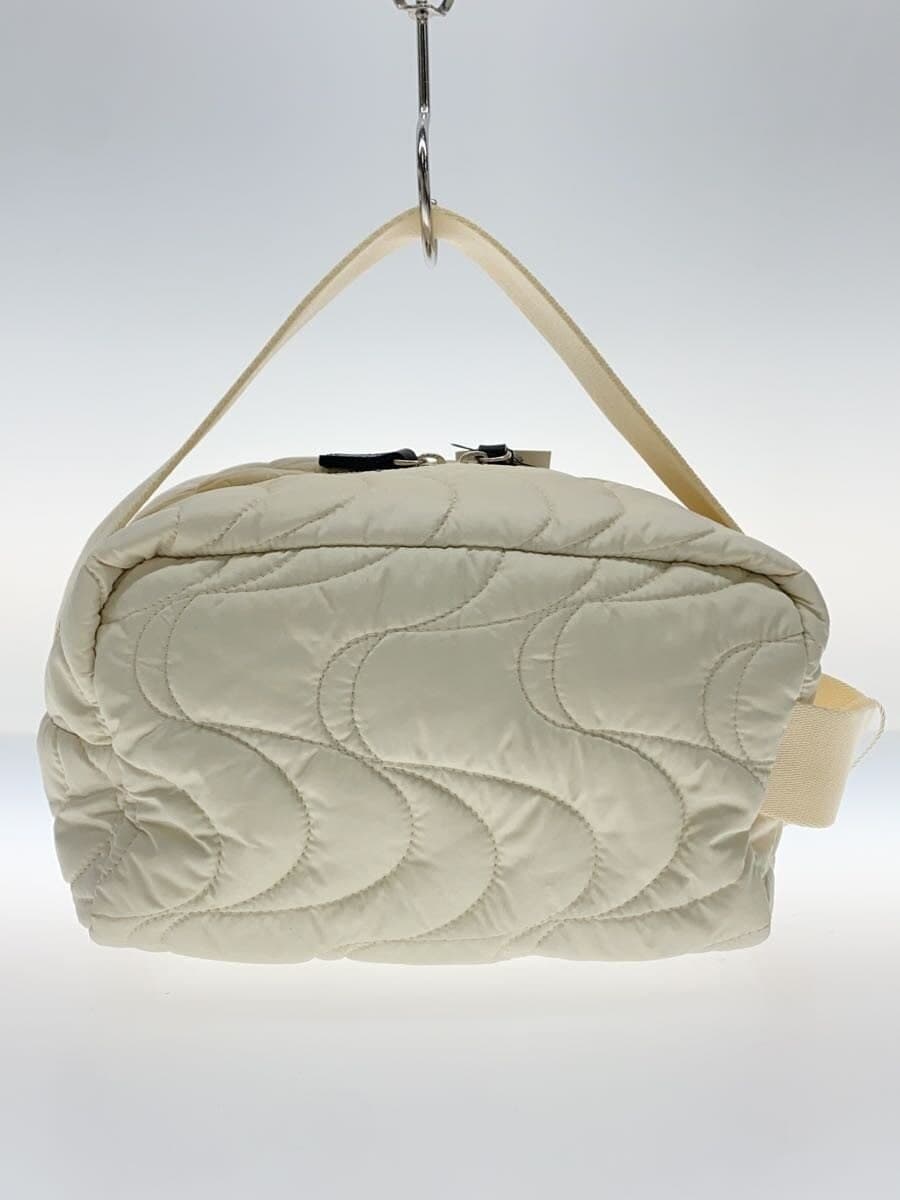 D-VEC Quilted Bag Polyester White Solid Color VH-3BA40229 3