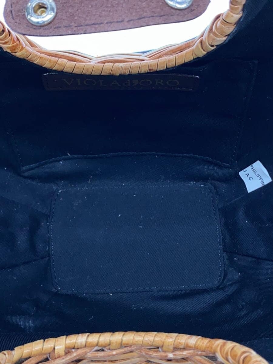 VIOLAd’ORO Handbag -- BRW Solid Color 6