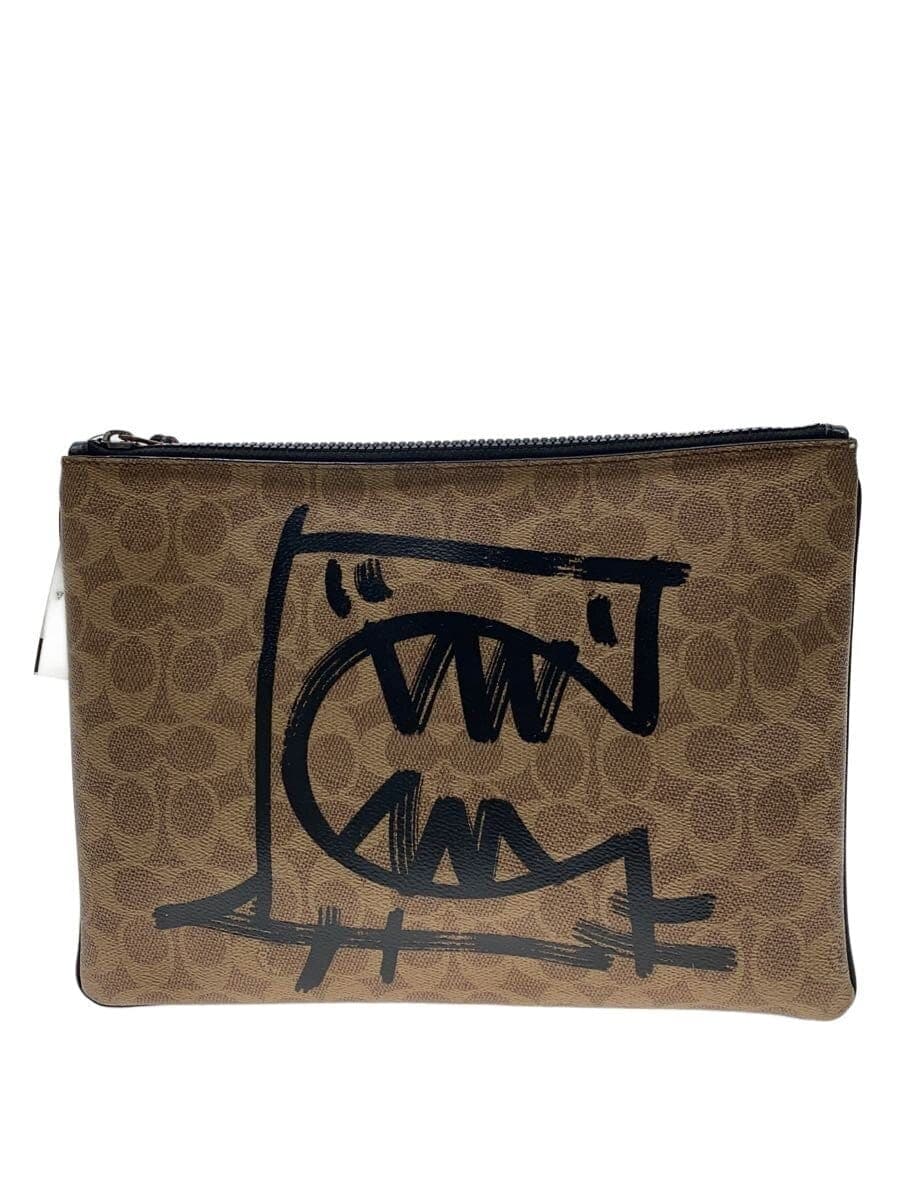 COACH clutch bag leather CML all-over pattern B1980-75506