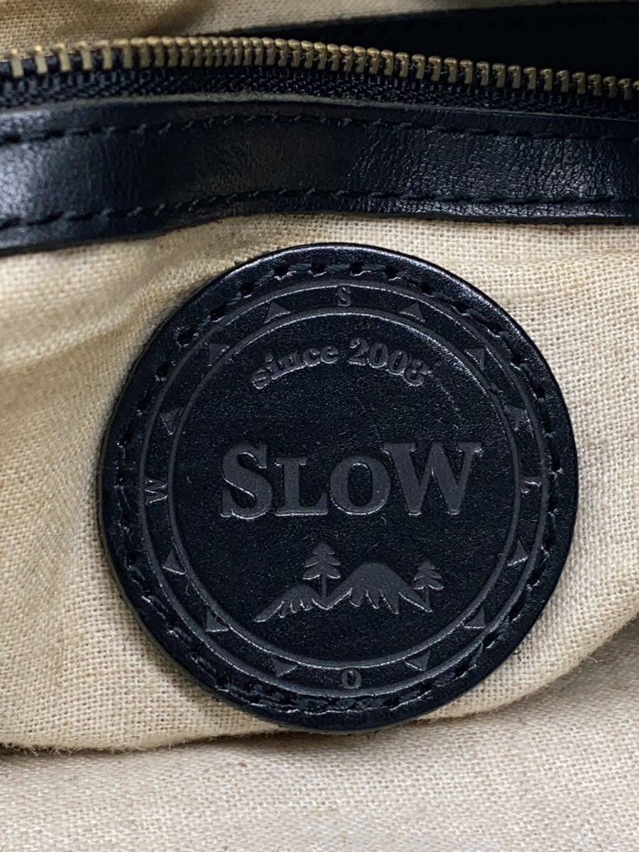 SLOW Tote Bag Leather Black 5