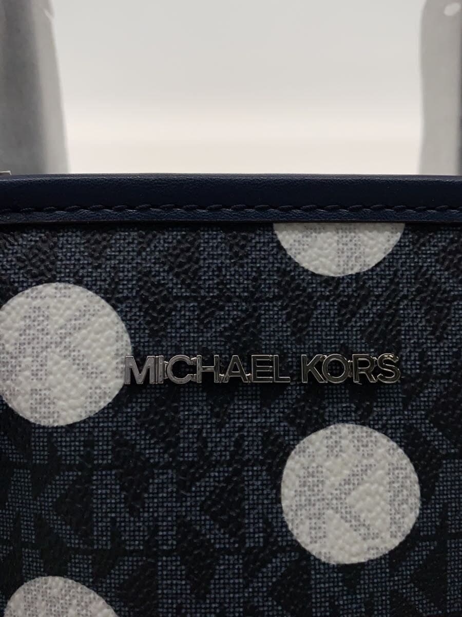 MICHAEL KORS Tote Bag Leather NVY Dot 5