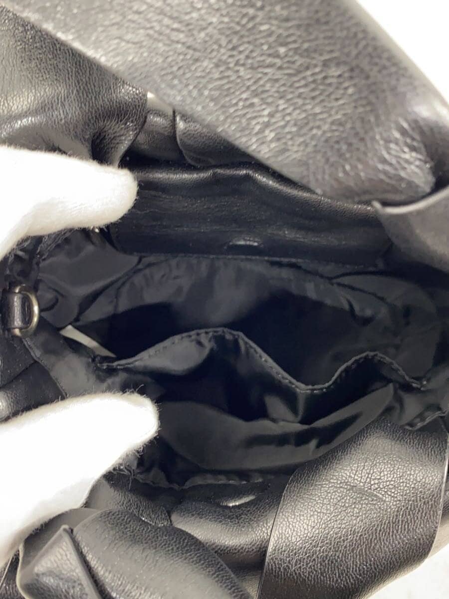 CHARLES&KEITH handbag leather black plain 6