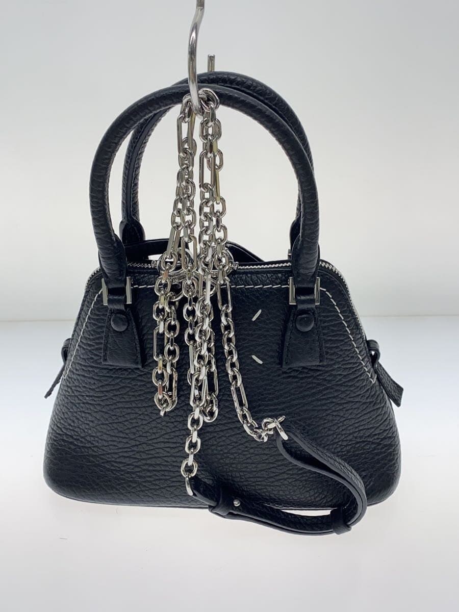 Maison Margiela5AC Micro Bag Leather BLK Solid S56WG0081P0396 3