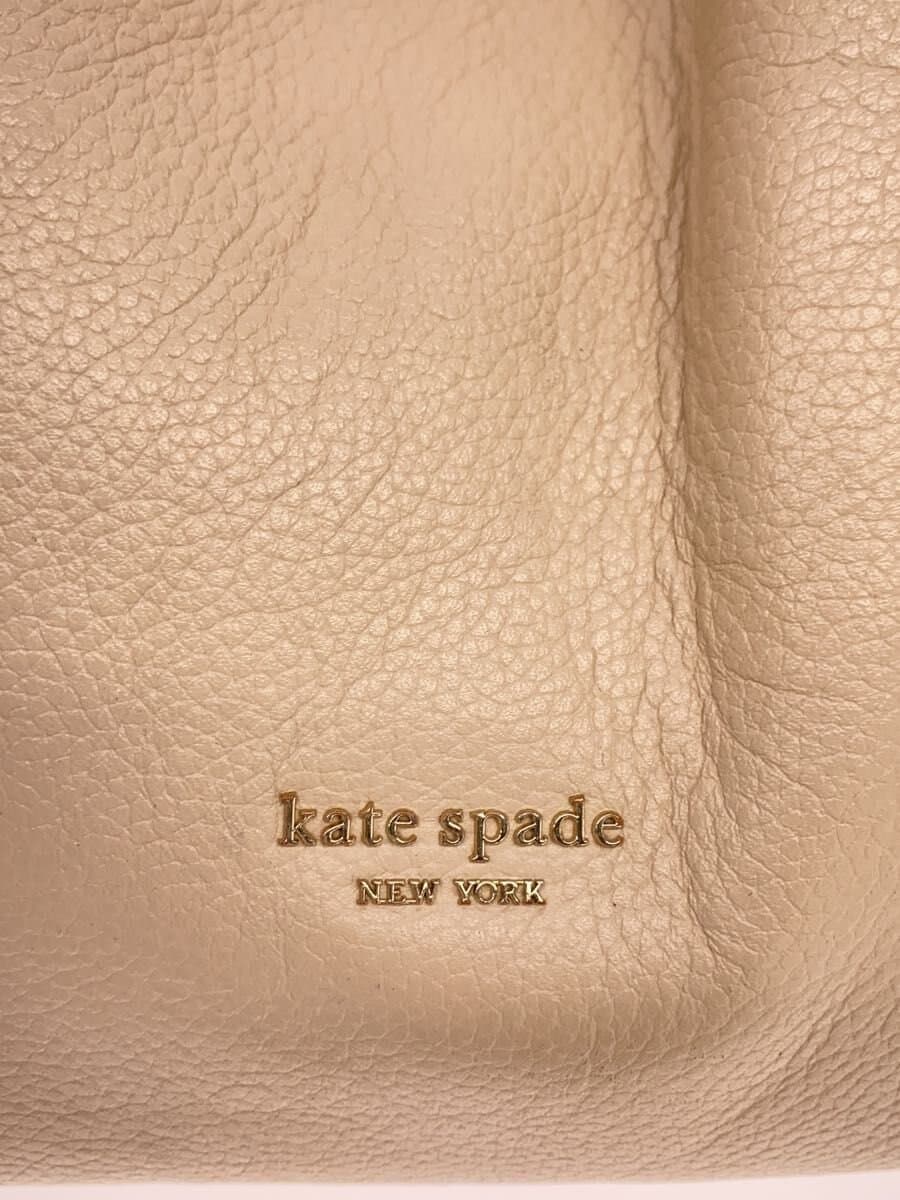 kate spade new york Handbag Leather BEG Solid K6552 5
