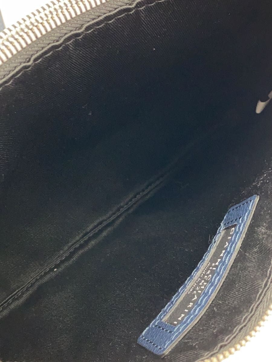 GIANNI CHIARINI Shoulder Bag Leather NVY Solid 6