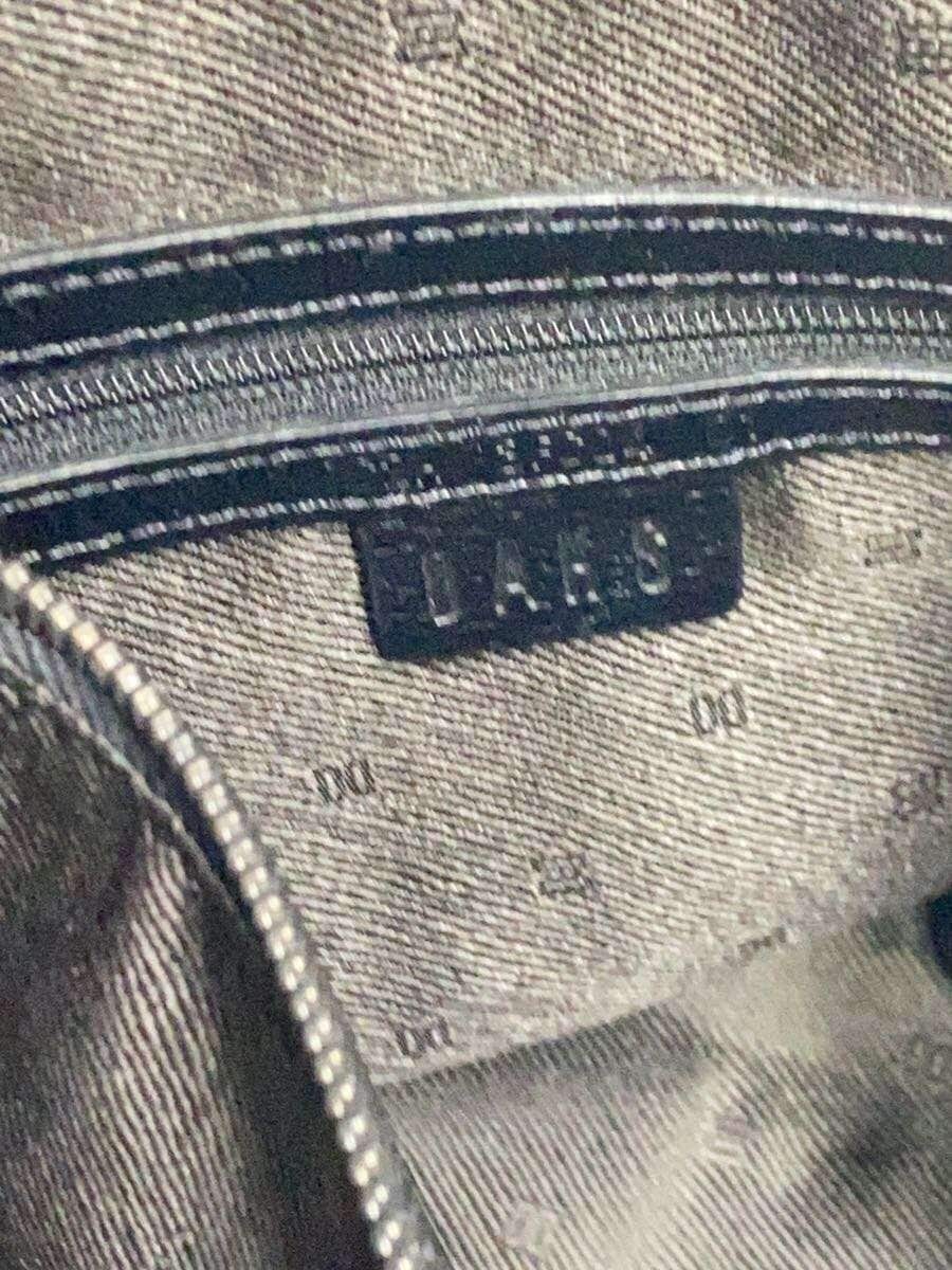 Daks Chain Tote Bag Leather BLK 5