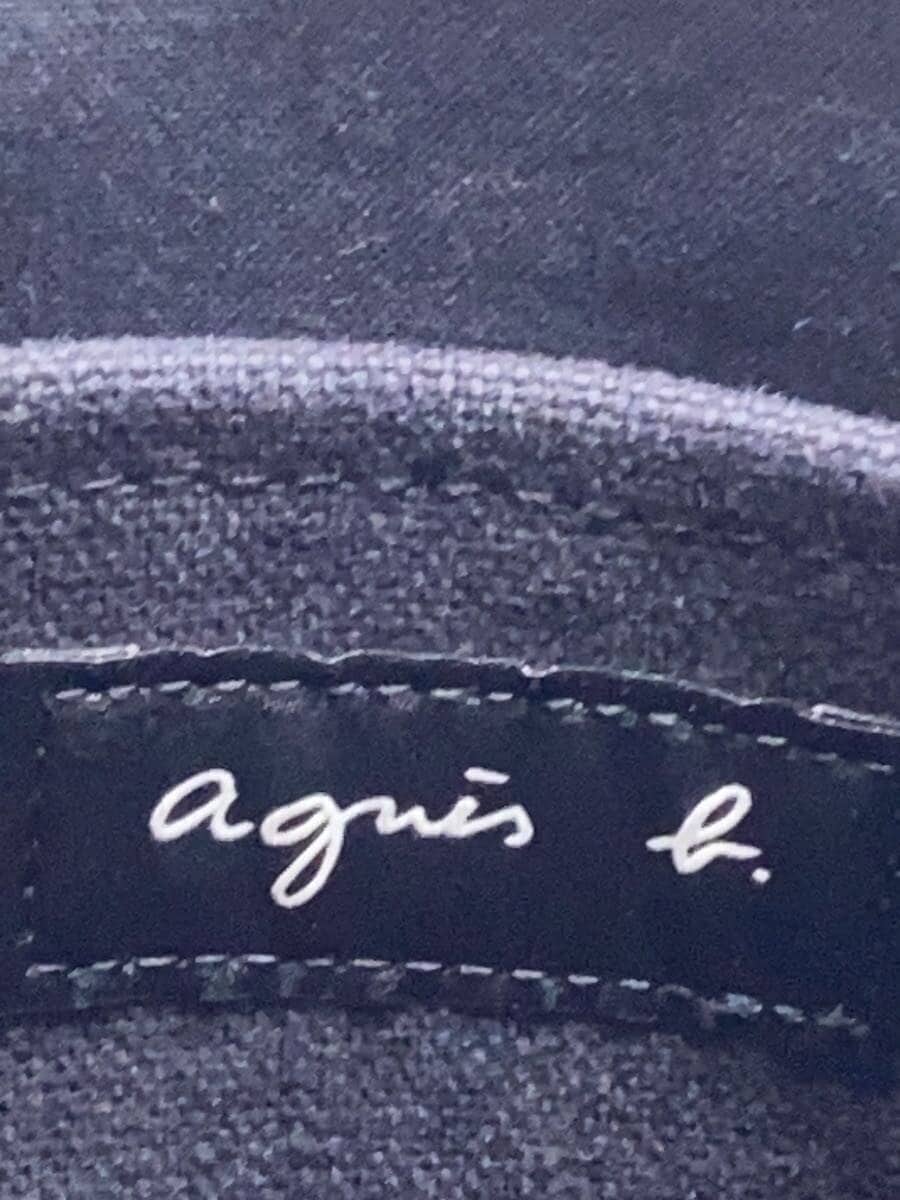 agnes b. Tote Bag Canvas BLK 5