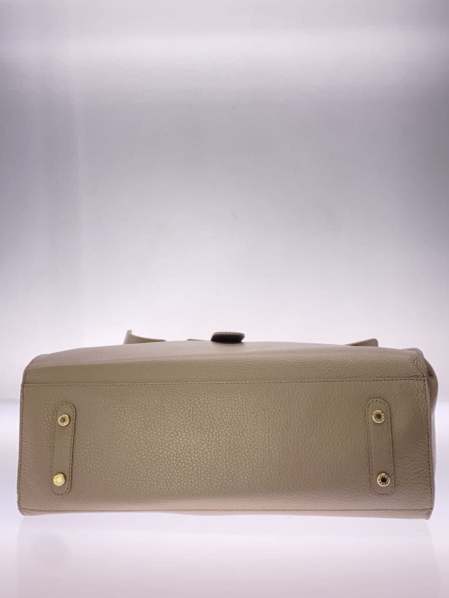 VIOL Ad’ORO Handbag Leather BEG Solid 4