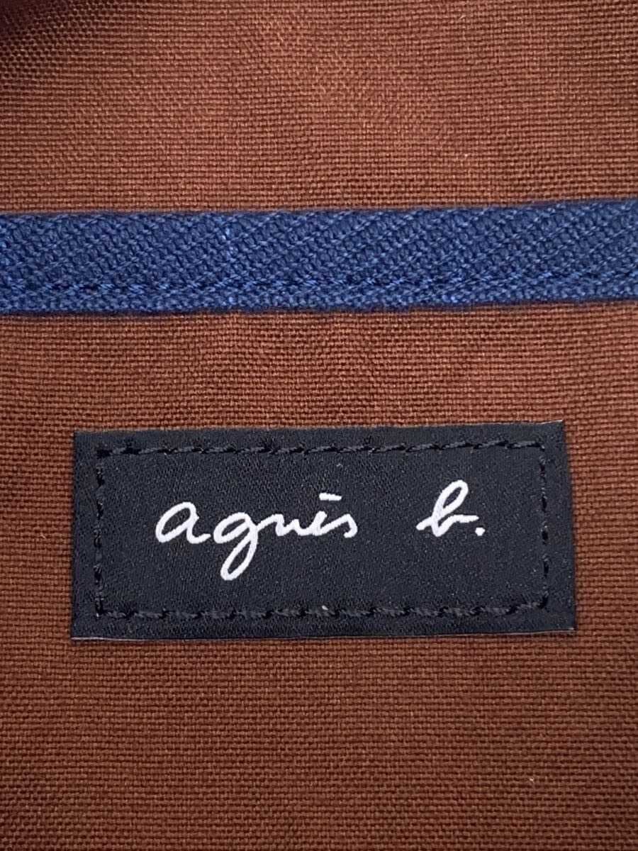 agnes b. Tote Bag Cotton BRW NS05B-01 5