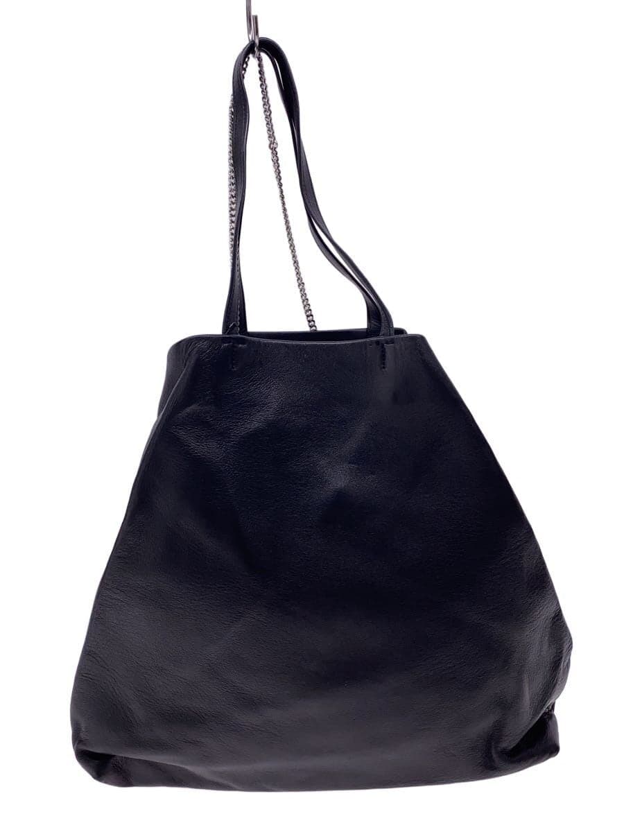 theory Soft Nappa Simple Tote Tote Bag Leather BLK Solid
