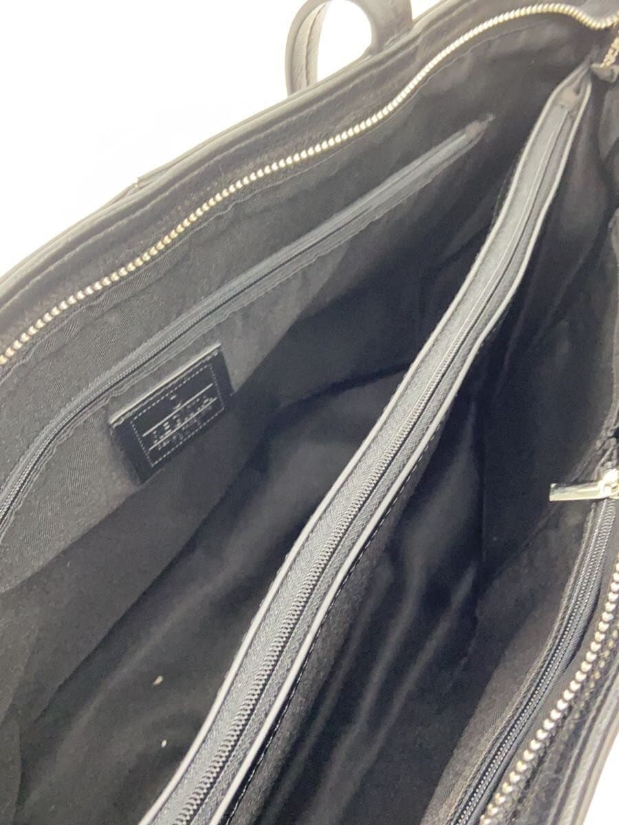 RE Gi STA Tote Bag Leather BLK Solid 6