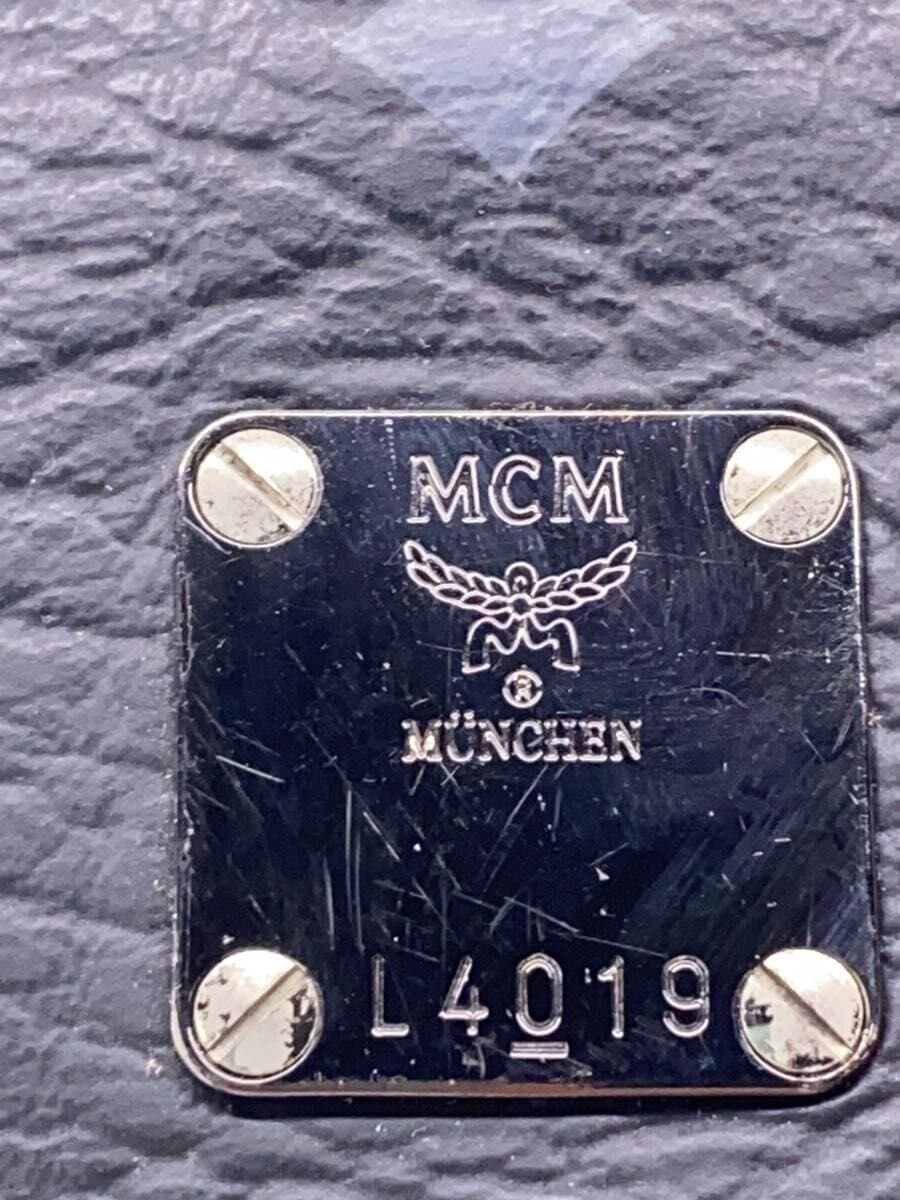 MCM Stark Side Studs Visetos Backpack PVC BLK 5