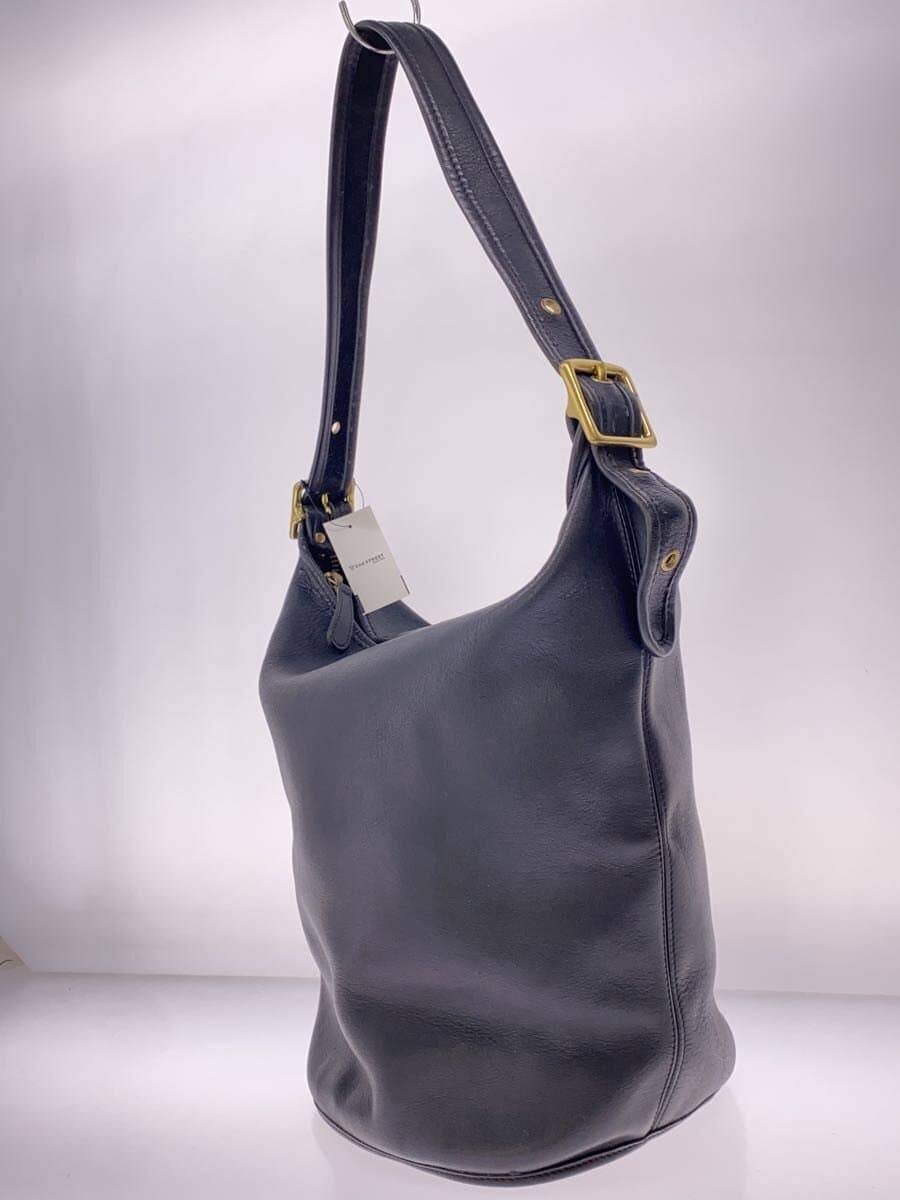 COACH Shoulder Bag Leather BLK Solid 9085 2