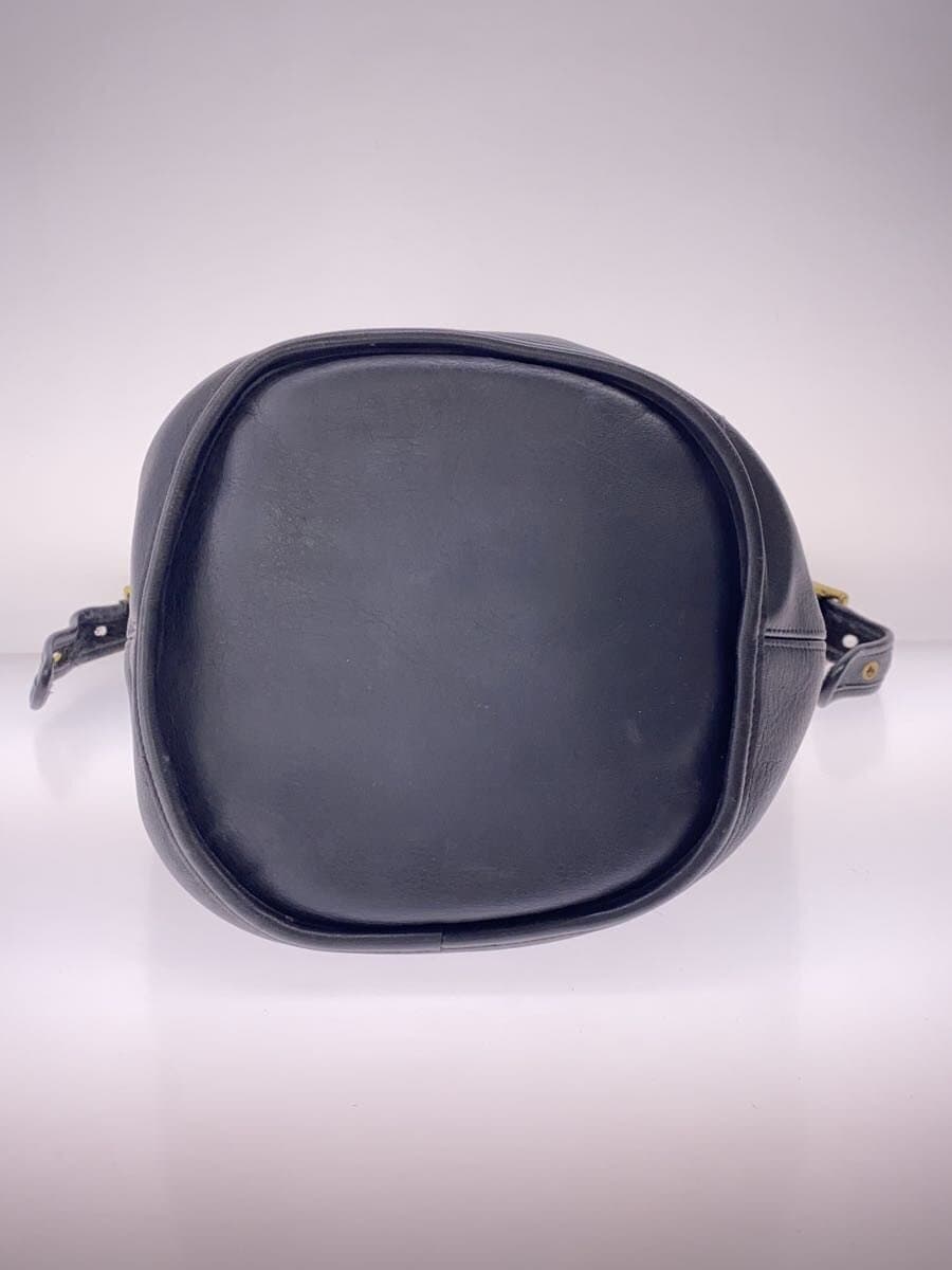 COACH Shoulder Bag Leather BLK Solid 9085 4