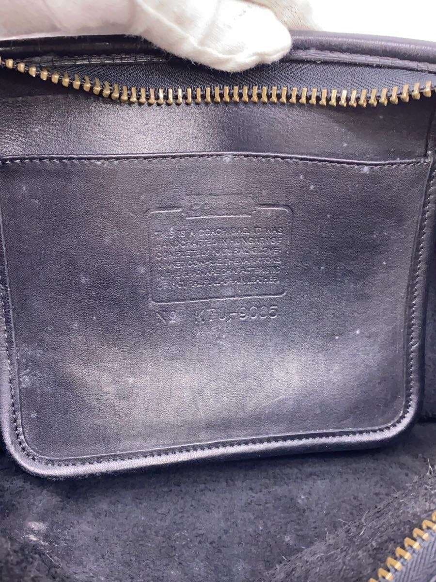 COACH Shoulder Bag Leather BLK Solid 9085 9
