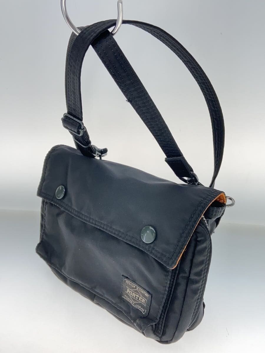 PORTER Shoulder Bag Tanker Nylon BLK Solid 2