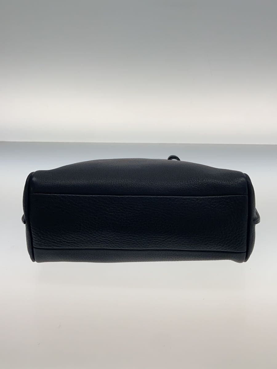 LONGCHAMP Handbag Leather NVY Solid 1294843606 4