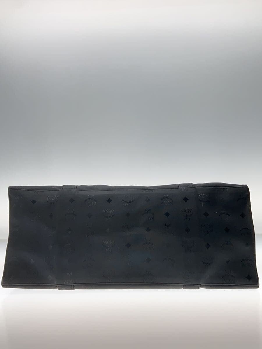 MCM Tote Bag Nylon BLK All Over Pattern 4