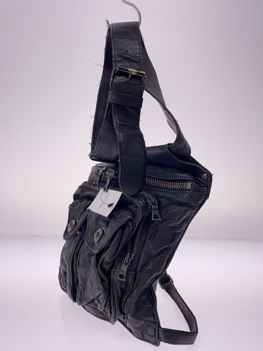 Buffalo Bobs Shoulder Bag Leather BLK Solid 2