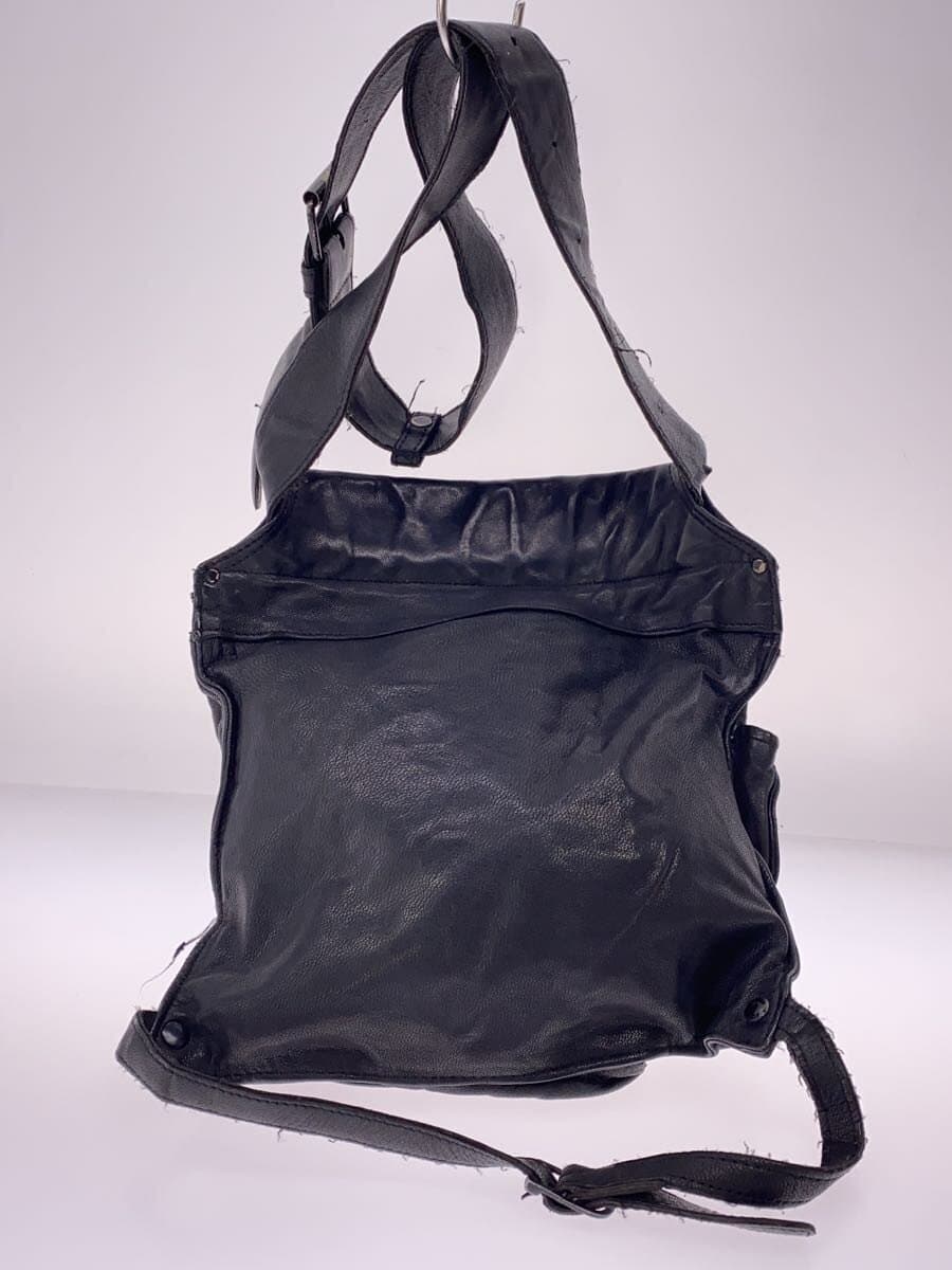 Buffalo Bobs Shoulder Bag Leather BLK Solid 3