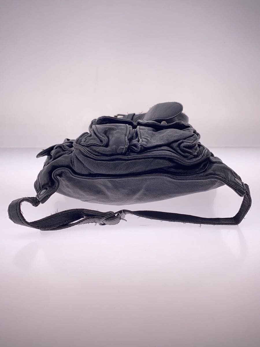 Buffalo Bobs Shoulder Bag Leather BLK Solid 4