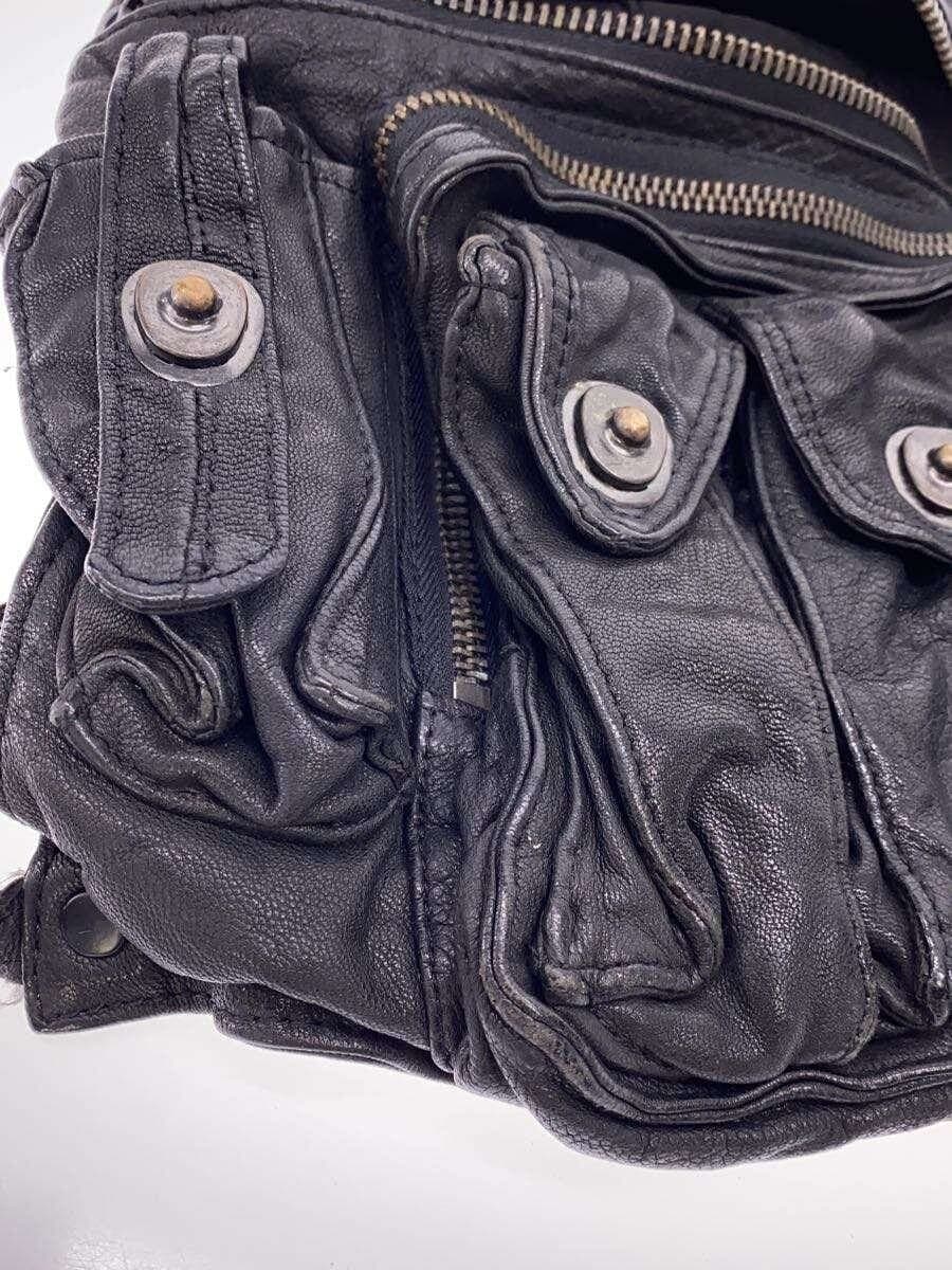 Buffalo Bobs Shoulder Bag Leather BLK Solid 7