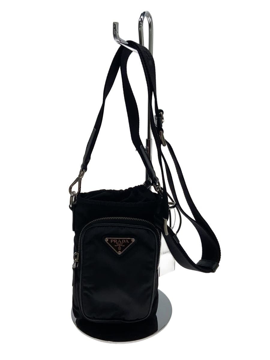 PRADA Shoulder Bag Nylon BLK Solid 2ZH155