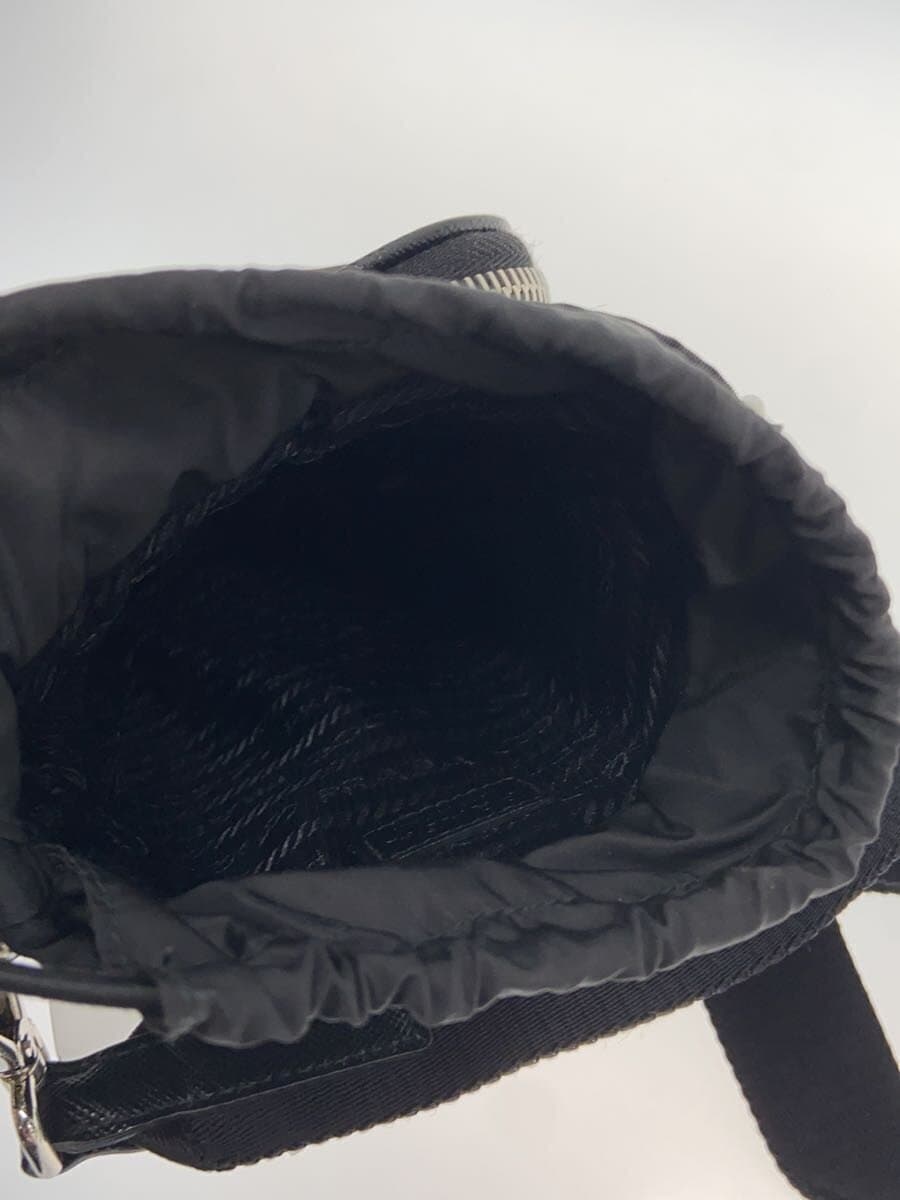 PRADA Shoulder Bag Nylon BLK Solid 2ZH155 6